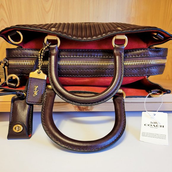 ❤️SOLD❤️ Coach 1941 Rogue with Quilting Rivets - Picture 9 of 16